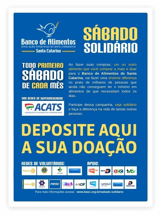 BASC - Cartaz Sábado Solidário